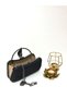 Black Color Çupra Material Hand and Strap Evening Dress Portfolio Clutch Evening Bag with Leaf Accessories - 7
