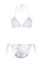 Yılan Desenli Üçgen Kaplı Brazilian Düşük Bel Bikini Takımı TBESS24BT00076 - 7