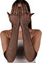 Stylish Elegant Bridal Wedding and Henna Night Gloves with Stones Black - 2