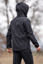 Siyah Kapüşonlu Softshell Mont - 4
