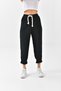 Pocket Wrapped Shalwar Trousers with Elastic Waist and Darted Legs - 5
