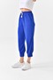 Pocket Wrapped Shalwar Trousers with Elastic Waist and Darted Legs - 5