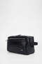 Men's Genuine Leather Black Crocodile Shaving Bag - 2