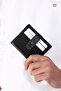 US POLO ASSN7610-7611 GENUINE LEATHER WALLET CARD HOLDER BLACK - 2