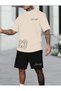 Men's 23 Printed Oversize T-Shirt Set