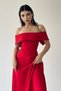 Evening & Prom Dress - Red - Flared skirt - 6
