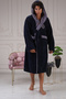 100% Bamboo Hooded Men's Dressing Gown - 2
