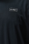 Büyük Beden Siyah Oversize Yazı Baskılı %100 Pamuklu T-shirt TMNSS24BF00031 - 6