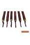 6-Piece Lip Liner Matte Color Lipstick Jumbo Thick Pen Lipstick Permanent with Opener and Sharpener