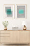 Wooden Framed Modern Painting Set Huhu141