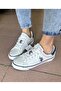 US Polo Assn. حذاء رياضي أبيض سادة - نسائي - 7