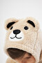 Animal Figured Teddy Bear Welsoft Plush Kids Jumpsuit - 3