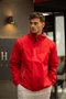 Men's Lined Water Resistant Hooded Raincoat