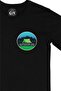 Outdoor Life Logo Pocket Logo Design Black T-Shirt - 2