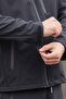 Siyah Kapüşonlu Softshell Mont - 6