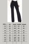 Black Women's Casual Office High Waist Palazzo Pants - 5
