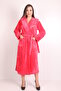 Women's Hooded Embroidered 100% Bamboo Long Robe - 2