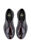 Men's Genuine Leather Claret Red Casual Shoes - 4