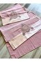 2-Piece Laced Boxed Velvet Dowry Bath Towel Set Bath Set 1 Piece 70x140, 1 Piece 50x90 - 5