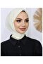 Snap Fastener Ready Practical Hijap Daily and Pool Bonnet Hijab Women's Shawl Scarf - 2
