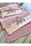 2-Piece Laced Boxed Velvet Dowry Bath Towel Set Bath Set 1 Piece 70x140, 1 Piece 50x90 - 4