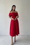 Evening & Prom Dress - Red - Flared skirt