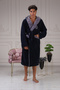 100% Bamboo Hooded Men's Dressing Gown