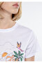 Paradise Printed White T-Shirt Slim Fit / Slim Fit 1611448-620 - 4