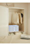 - Washable Cotton Home Sweet Home Text Beige Vertical Striped Large Bag 41x64x35cm D117 - 5