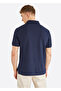 Navy Blue Men's Polo Neck T-Shirt N1M01645 - 3