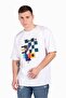 Men's White T-Shirt N7K01275 - 3