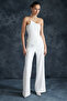 Bridal White Body-Hugging Woven Bustier TPRSS24BZ00008 - 3