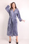 Women's Hooded Embroidered 100% Bamboo Long Robe
