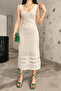 Women's Cream Lined Dress