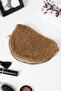 Brown Plush Makeup Bag Cosmetic Personal Care Organizer Bag - 2
