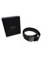 Black Navy Blue 100% Leather Double Sided Belt 3002 - 2