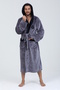 100% Bamboo Hooded Men's Dressing Gown - 2