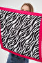 PATTERNED PLEATHER SCARF - 4