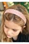 luxury custom design complete with crystal stones embroidered wide satin crown special day birthday henna crown pink - 2