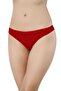 Padded Rope Strap Half Tank Top Bustier Panties Set Tan Red - 2