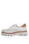 D24YA-3850 Women's Leather Casual Shoes Bone - 3