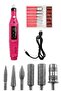 Electric Nail Manicure Care Pen Sanding Polisher Machine 6 Heads Nail Beauty Set Oj - 4