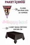 Black Pink Eco Set for 8 Birthday Set Black Pink Party Supplies Set - 3