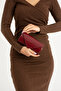 Claret Red Mini Size Evening Dress Bag Portfolio Bag Clutch Bag