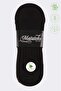 Bamboo Men's Ballerina Black Socks Seamless Invisible Anti-Slip Heel Silicone Premium Pack of 6 - 4
