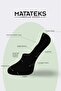 Bamboo Men's Ballerina Black Socks Seamless Invisible Anti-Slip Heel Silicone Premium Pack of 6 - 2