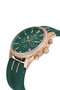 Green Dial Silicone Cord Men's Wristwatch - 2