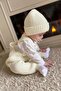 Baby Girl&Boy Pocket Detailed Thessaloniki Knitted Hat with Adjustable Straps - 8