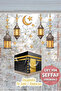 Welcome Ya-City Ramadan Kabe and Lanterns Double-Faceted Sticker Set