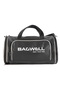Faux Leather Sports Bag with Shoes - 5